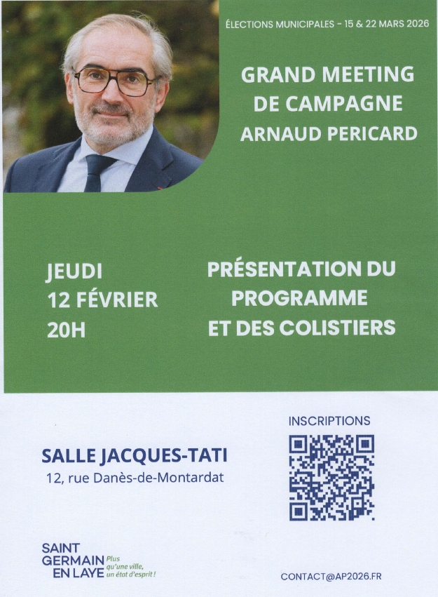 Meeting de campagne Arnaud Péricard @ Salle Jacques Tati